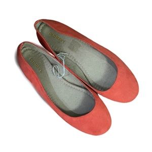 Size 7 bright salmon old navy flats